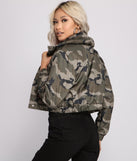 At Ease Camo Puffer Jacket helps create the best summer outfit for a look that slays at any event or occasion!