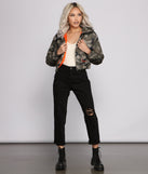 At Ease Camo Puffer Jacket helps create the best summer outfit for a look that slays at any event or occasion!