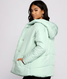 Lightweight Nylon Hooded Puffer Jacket helps create the best summer outfit for a look that slays at any event or occasion!