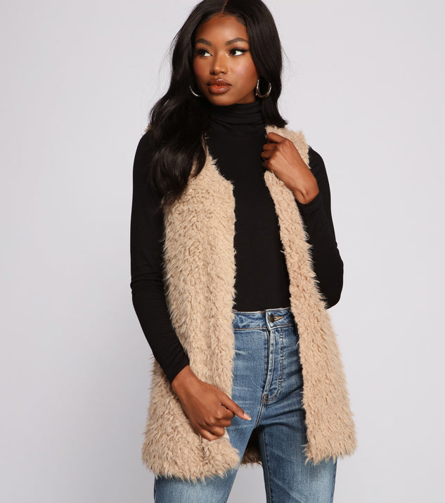 Best faux hotsell fur vest