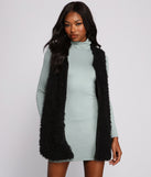 On Trend Faux Fur Vest helps create the best summer outfit for a look that slays at any event or occasion!