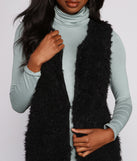 On Trend Faux Fur Vest helps create the best summer outfit for a look that slays at any event or occasion!