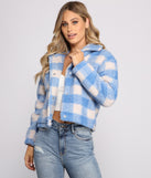 Pretty in Plaid Wubby Jacket helps create the best summer outfit for a look that slays at any event or occasion!
