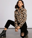 Trendy Girl Leopard Print Bomber Jacket helps create the best summer outfit for a look that slays at any event or occasion!
