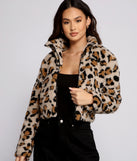 Trendy Girl Leopard Print Bomber Jacket helps create the best summer outfit for a look that slays at any event or occasion!
