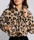 Trendy Girl Leopard Print Bomber Jacket helps create the best summer outfit for a look that slays at any event or occasion!