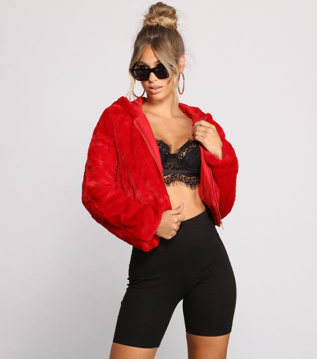 Faux-Ever Trendy Hooded Jacket helps create the best summer outfit for a look that slays at any event or occasion!