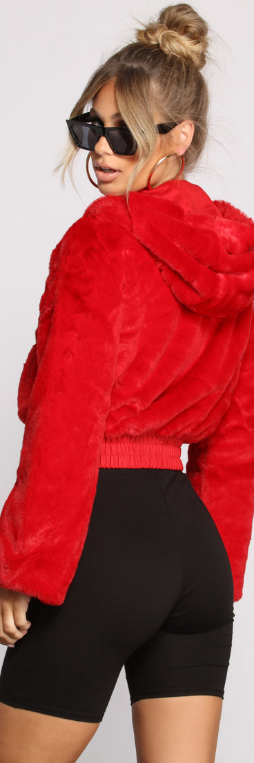 Faux-Ever Trendy Hooded Jacket helps create the best summer outfit for a look that slays at any event or occasion!