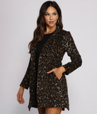 Classic And Chic Leopard Print Coat helps create the best summer outfit for a look that slays at any event or occasion!