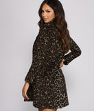 Classic And Chic Leopard Print Coat for 2023 festival outfits, festival dress, outfits for raves, concert outfits, and/or club outfits