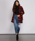 Preppy In Plaid Belted Coat helps create the best summer outfit for a look that slays at any event or occasion!