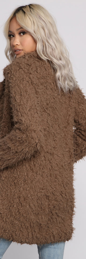 So Extra Faux Fur Shaggy Jacket helps create the best summer outfit for a look that slays at any event or occasion!