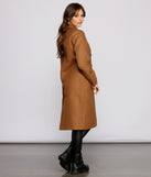 Major Trendsetter Faux Wool Long Coat helps create the best summer outfit for a look that slays at any event or occasion!