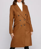 Major Trendsetter Faux Wool Long Coat helps create the best summer outfit for a look that slays at any event or occasion!