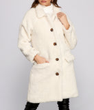 Cozy Cutie Sherpa Button-Down Coat helps create the best summer outfit for a look that slays at any event or occasion!