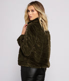 So Extra Faux Fur Jacket helps create the best summer outfit for a look that slays at any event or occasion!