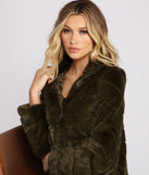 So Extra Faux Fur Jacket helps create the best summer outfit for a look that slays at any event or occasion!