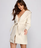 In The City Fleece Belted Coat helps create the best summer outfit for a look that slays at any event or occasion!