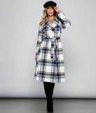 Polished In Plaid Belted Trench Coat for 2023 festival outfits, festival dress, outfits for raves, concert outfits, and/or club outfits