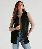 So Extra Faux Fur Vest helps create the best summer outfit for a look that slays at any event or occasion!
