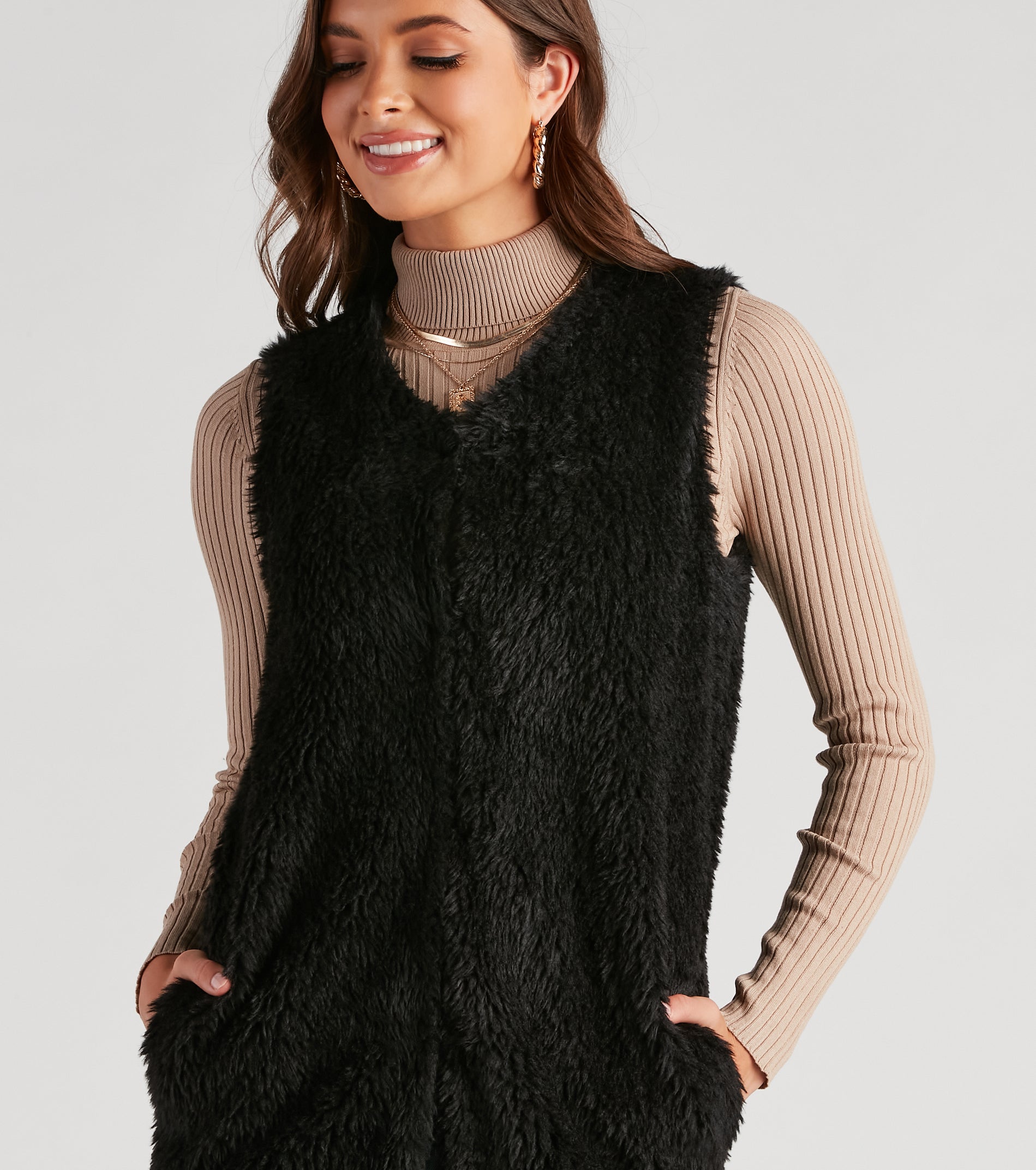 So Extra Faux Fur Vest | Windsor