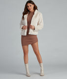 Trendy Illusion Stripe Faux Fur Jacket helps create the best summer outfit for a look that slays at any event or occasion!