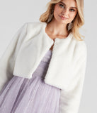 Essential Faux Fur Bolero Jacket is the perfect Homecoming look pick with on-trend details to make the 2023 HOCO dance your most memorable event yet!