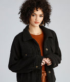 Cozy Moment Sherpa Knit Shacket helps create the best summer outfit for a look that slays at any event or occasion!