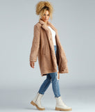 Elevated Glamour Faux Fur Longline Jacket helps create the best summer outfit for a look that slays at any event or occasion!