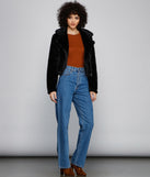 Rebel Chic Faux Fur Moto Jacket helps create the best summer outfit for a look that slays at any event or occasion!