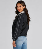 Trendy Nylon Faux Fur Reversible Jacket helps create the best summer outfit for a look that slays at any event or occasion!