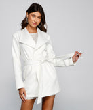 Polished And Chic Faux Wool Trench helps create the best summer outfit for a look that slays at any event or occasion!