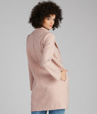 Big City Lapel Long Coat helps create the best summer outfit for a look that slays at any event or occasion!