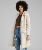 Cozy Season Long Sherpa Coat helps create the best summer outfit for a look that slays at any event or occasion!