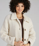 Cozy Season Long Sherpa Coat helps create the best summer outfit for a look that slays at any event or occasion!