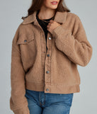 Cuddle Up Sherpa Knit Jacket helps create the best summer outfit for a look that slays at any event or occasion!