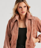 Cuddle Up Faux Fur Bomber Jacket helps create the best summer outfit for a look that slays at any event or occasion!