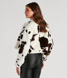 Ahead Of The Herd Cow Print Jacket helps create the best summer outfit for a look that slays at any event or occasion!