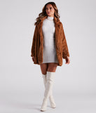 Always Luxe Faux Fur Long Coat helps create the best summer outfit for a look that slays at any event or occasion!
