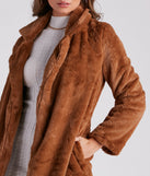 Always Luxe Faux Fur Long Coat helps create the best summer outfit for a look that slays at any event or occasion!