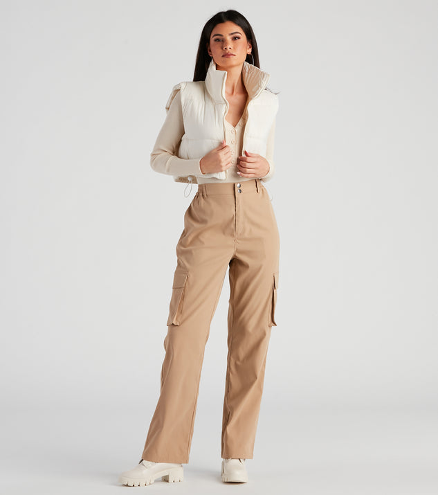 Trend Alert Cropped Puffer Vest | Windsor