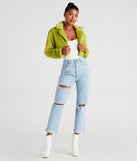 So Fluffy Faux Fur Crop Blazer helps create the best summer outfit for a look that slays at any event or occasion!