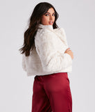 A Fabulous Vibe Faux Fur Crop Jacket helps create the best summer outfit for a look that slays at any event or occasion!