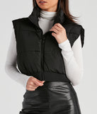 Winter Must-Have Cropped Puffer Vest helps create the best summer outfit for a look that slays at any event or occasion!