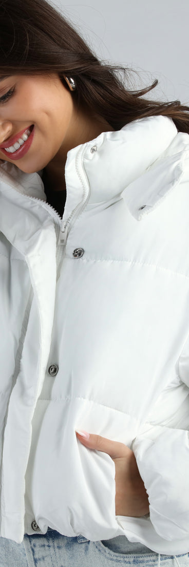 Cold Times Hoodie Puffer Jacket