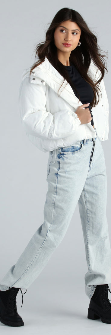 Cold Times Hoodie Puffer Jacket