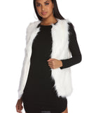 Here Faux A Good Time Fur Vest