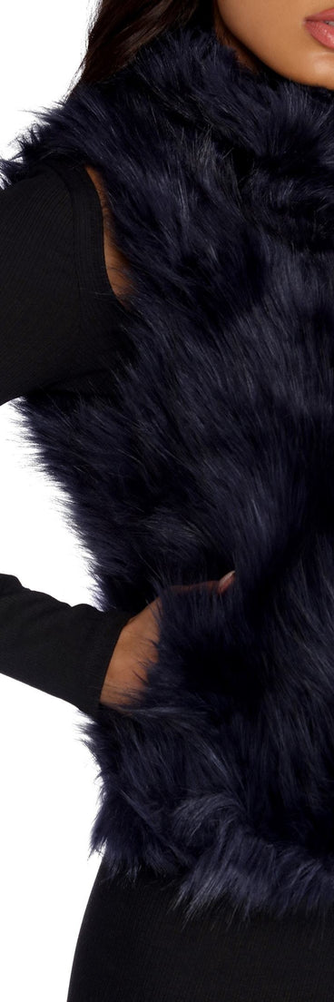 Bold Chicness Faux Fur Vest