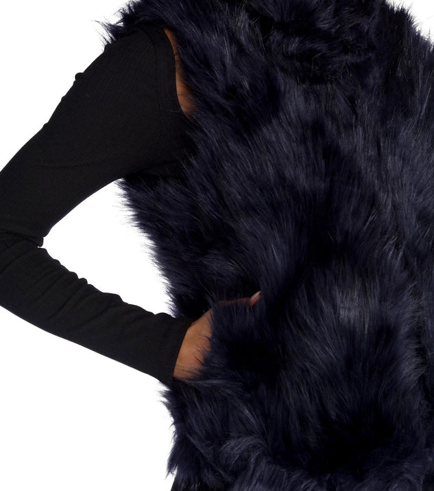 Bold Chicness Faux Fur Vest