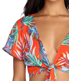 With fun and flirty details, Take Me To Paradise Top shows off your unique style for a trendy outfit for the summer season!